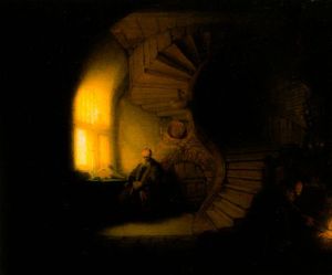 Rembrandt, Philosophe méditant