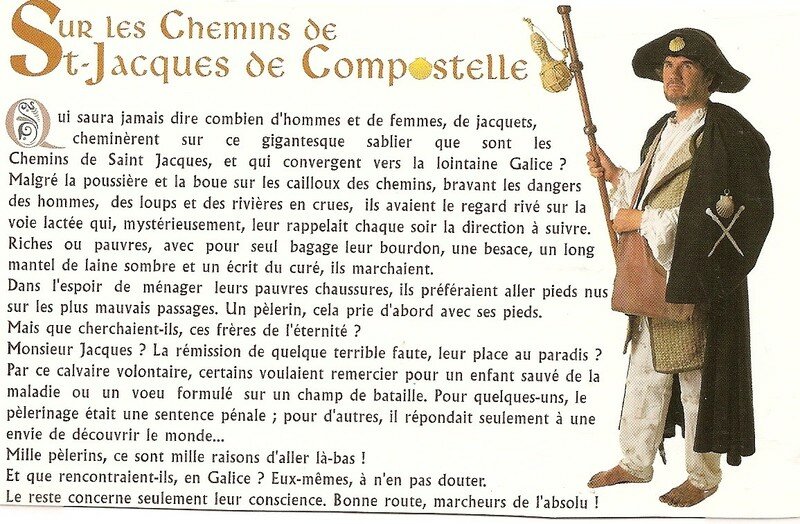 Les chemins de Saint-Jacques de Compostelle