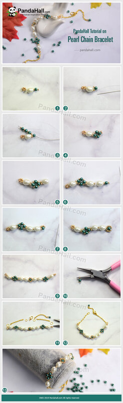 1-PandaHall-Tutorial-on-Pearl-Chain-Bracelet