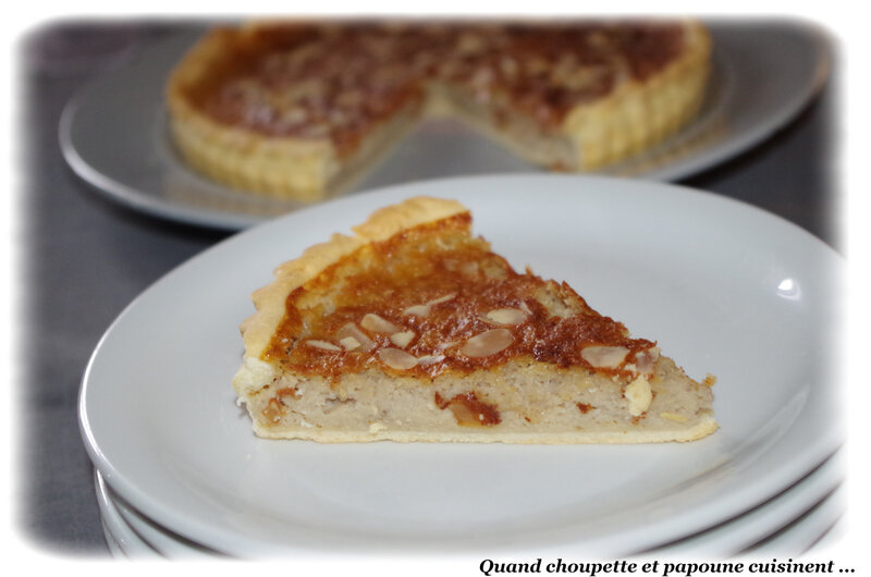 tarte aux amandes et bananes-8212