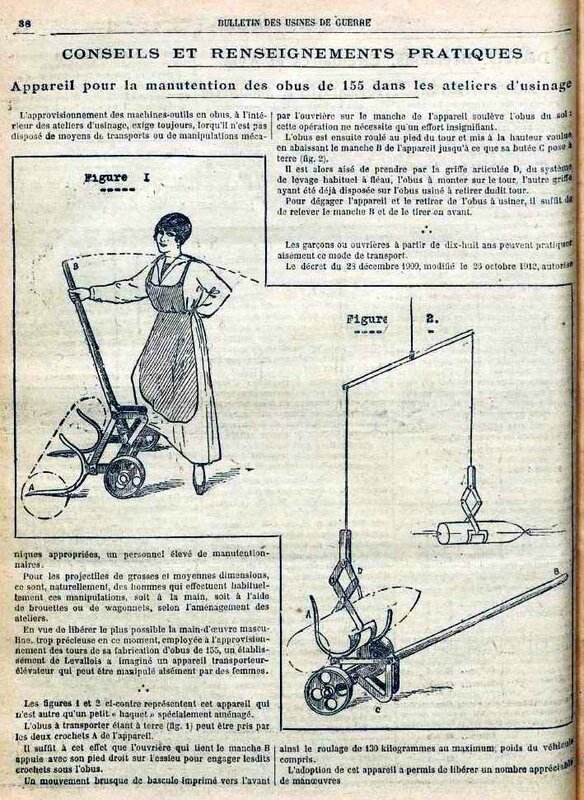 appareil de levage obus 155