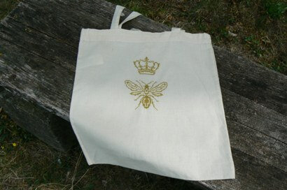 tote bag abeille point de croix Autour d Elsa - Copie small