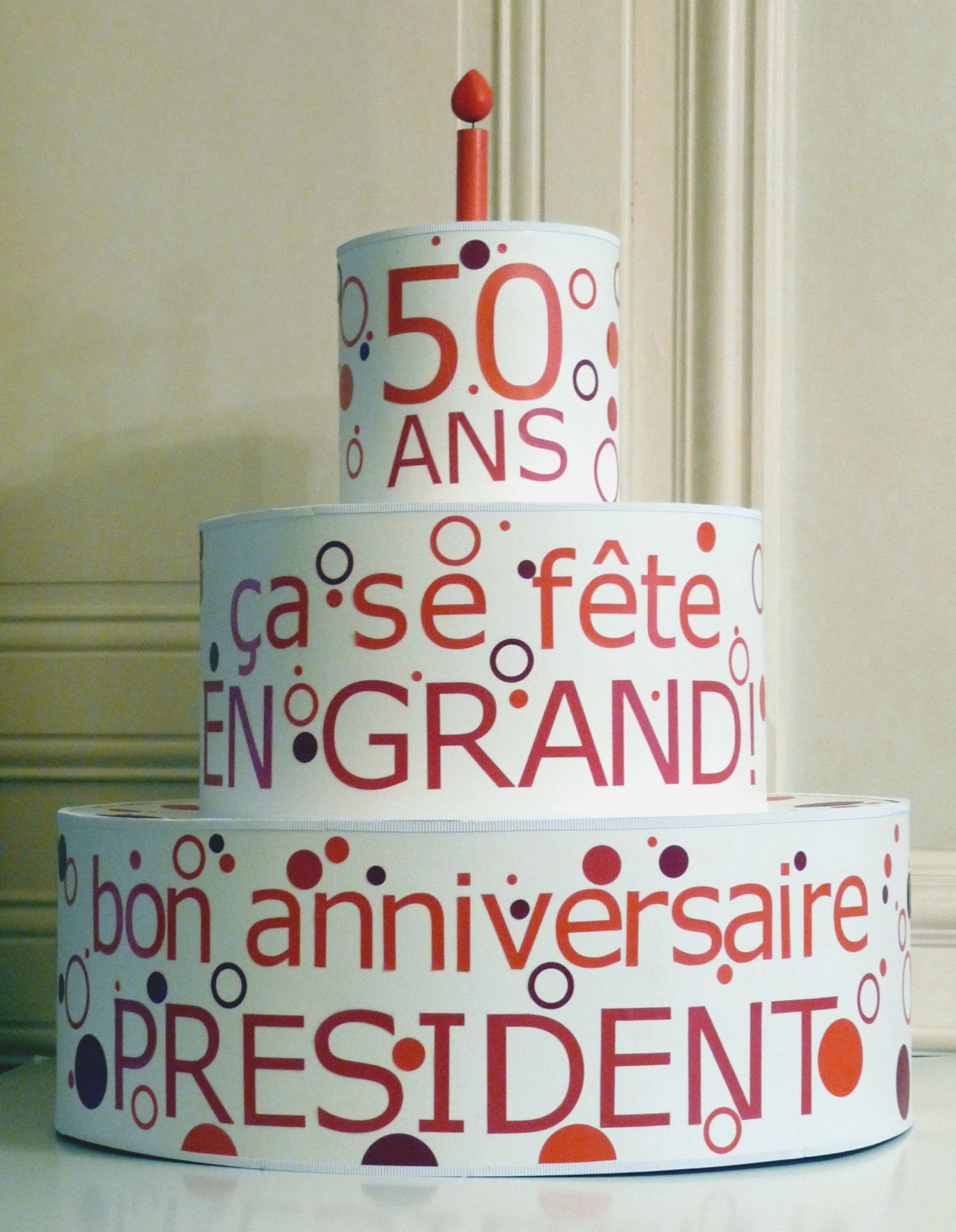 Gâteau d'anniversaire pour PUBLICIS AVENT