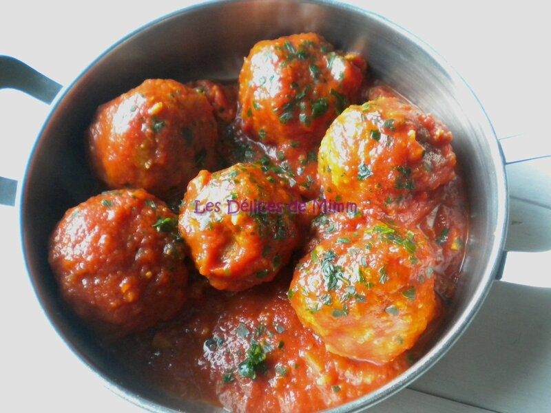 Boulettes de viande farcies au fromage « Filante » 2