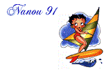 Nanou et la planche à voile