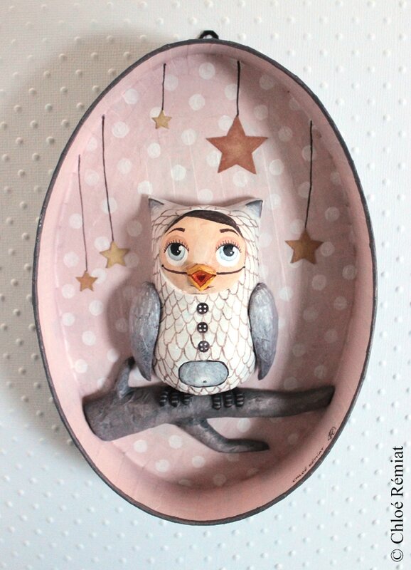 cadre hibou etsy 1