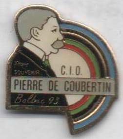 Pin's 1993 Pierre de Coubertin