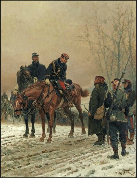De Neuville, le salut (1879)