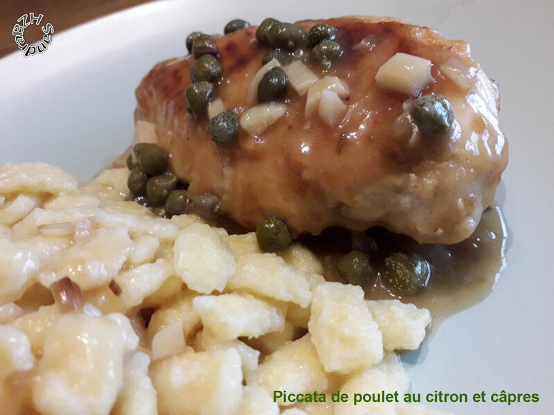 1209 Piccata de poulet au citron et câpres 1