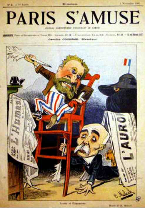 Caricature Jaurès