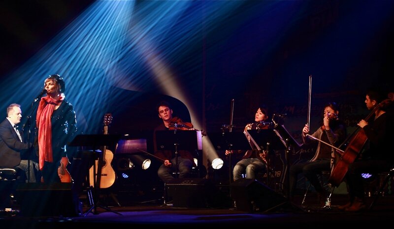 FESTIVAL JAZZ 2014 DIANE TELL quatuor Hermès Vincent Réhel