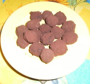 truffes choco-citron-gingembre, choco-orange-cannelle recettes Etoiles à la cannelle & miel