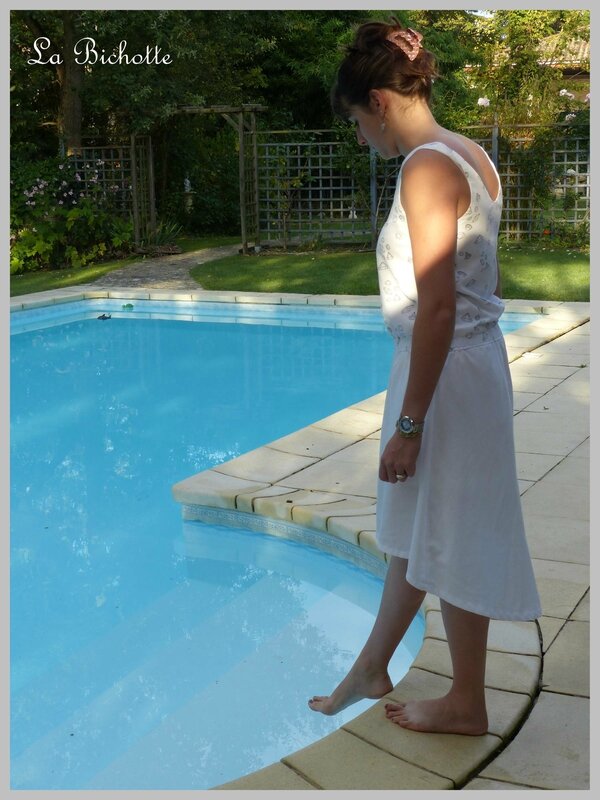 robe baptême piscine