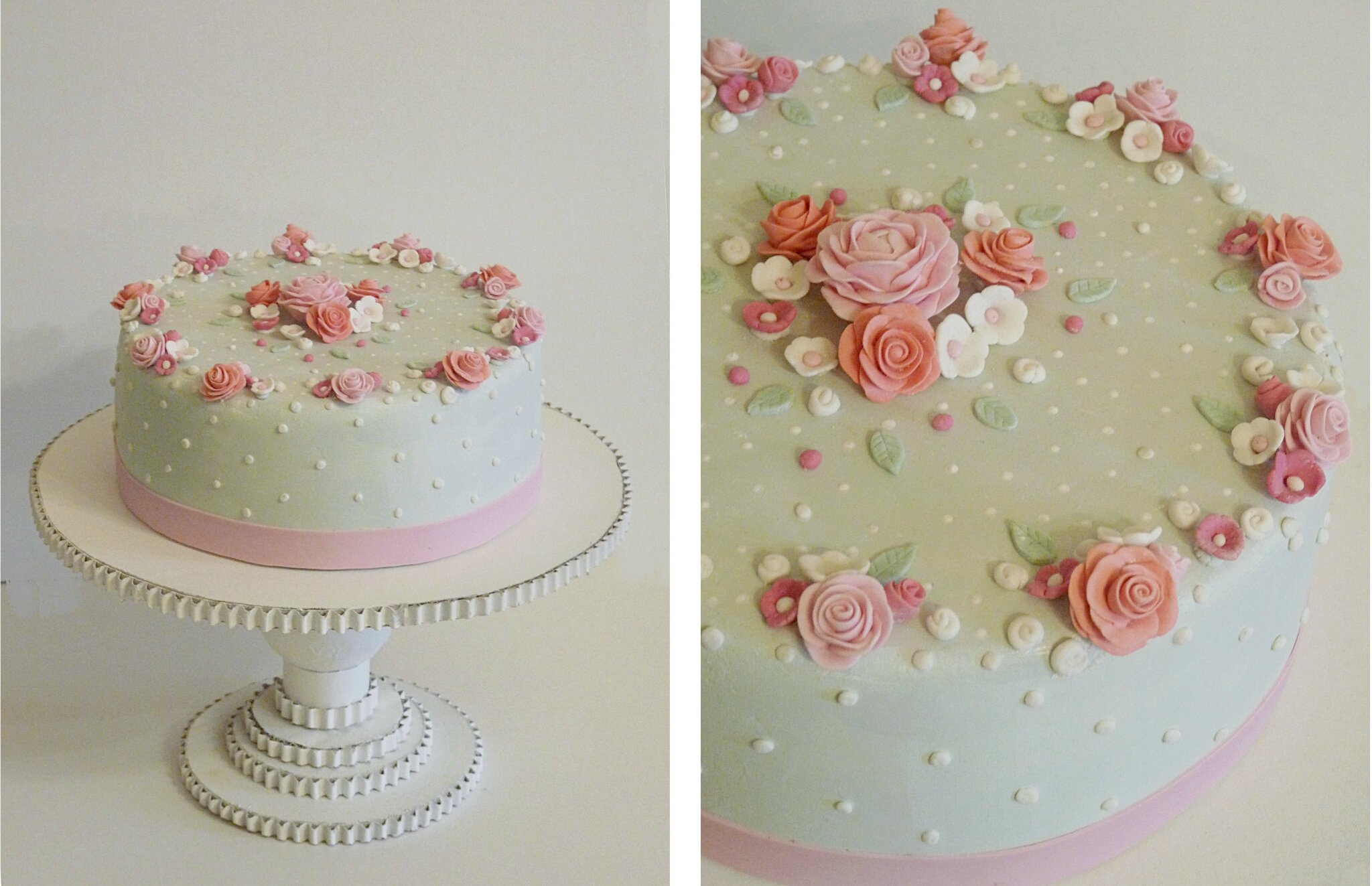 Gâteau esprit pâte à sucre