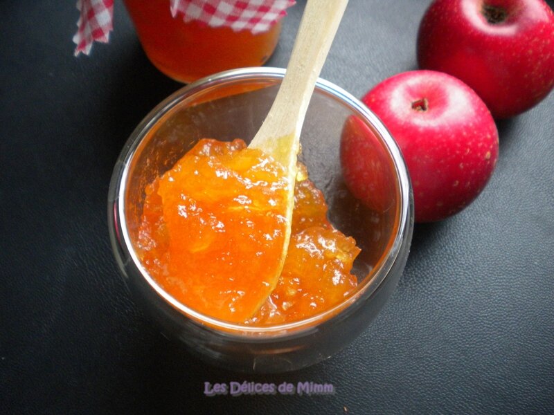 Confiture de pommes au caramel 7