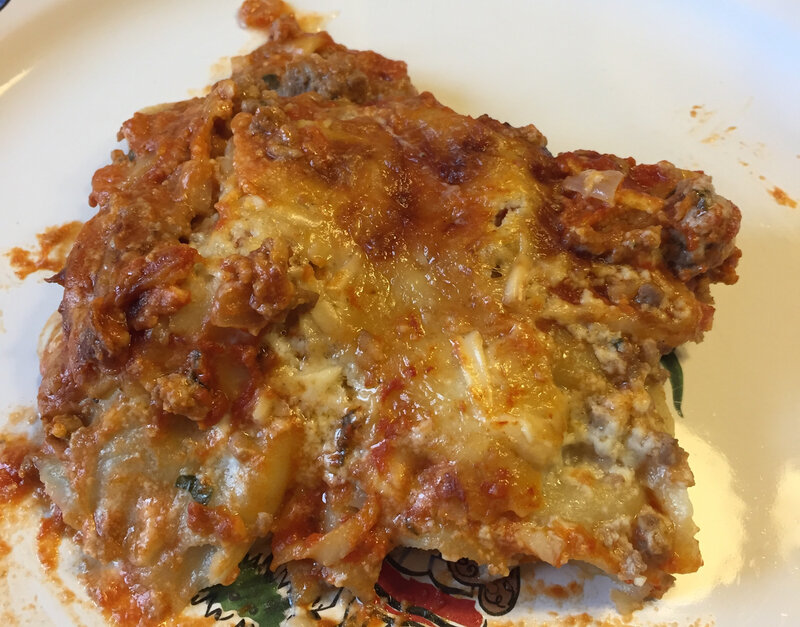 gratin de cannelloni