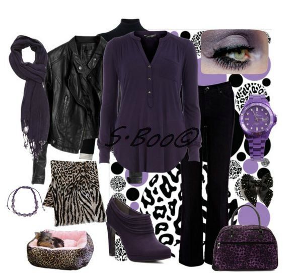 look violet & noir