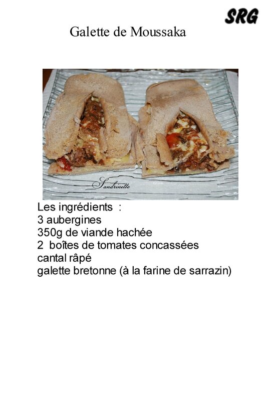 Galette de Moussaka (page 1)