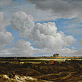<b>Jacob</b> <b>Isaacksz</b>. <b>van</b> <b>Ruisdael</b>, A Haarlempje: a panoramic view of Haarlem and the bleaching fields seen from the north-west