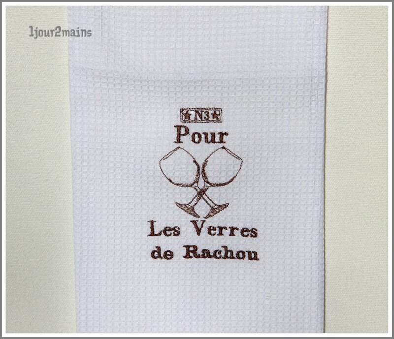 torchon verre rachou