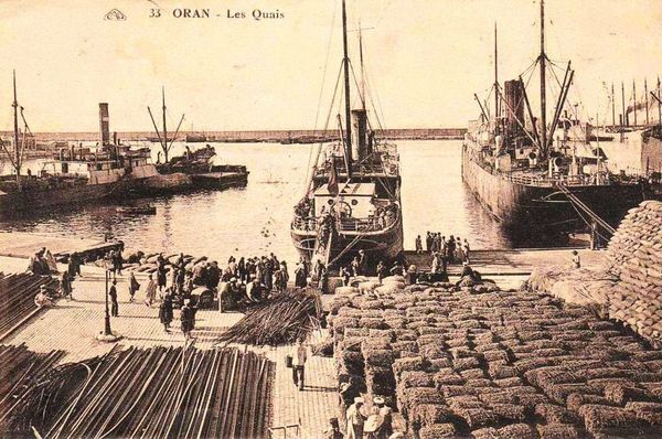 Oran- 128- travail sur les quais