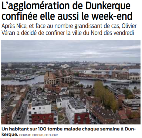 2021 02 25 SO L'agglomération de Dunkerque confinée elle aussi le week-end