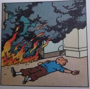 Tintin s'endort nimporte où 6