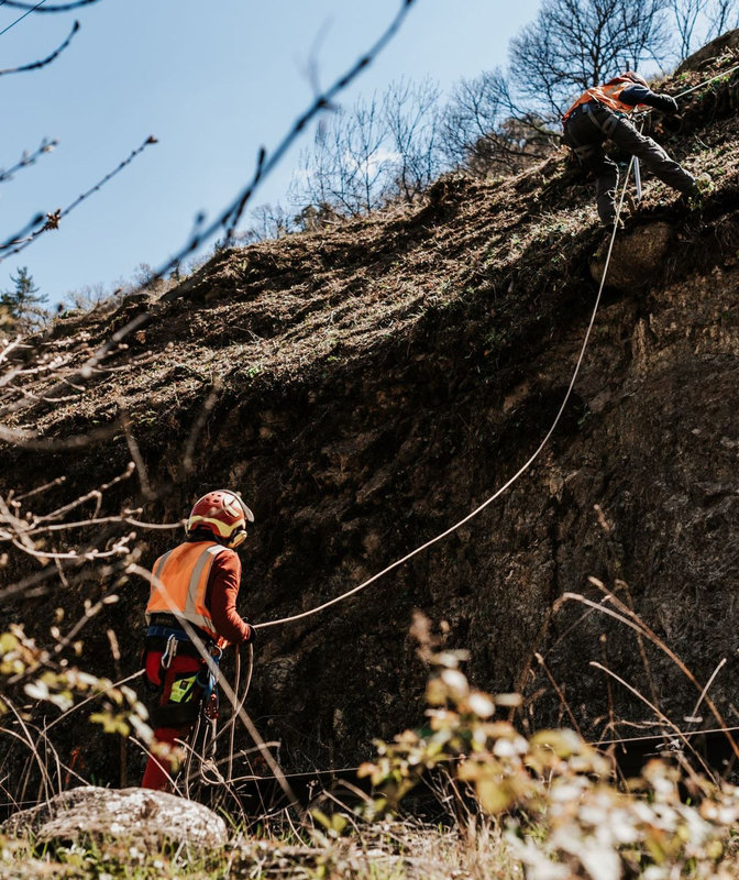 Cévennes Paroi travaux