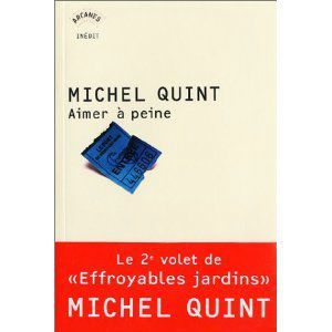 Aimer à peine Michel Quint Lectures de Liliba