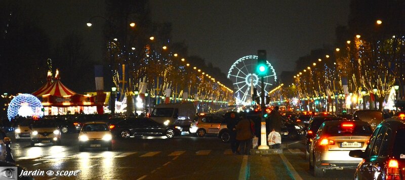 Marchés de Noël à Paris sur les Champs Élysées
