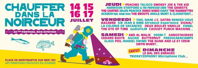 festival Chauffer dans la Noirceur Montmartin affiche 2016 programmation