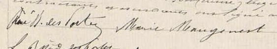 signatures mariage