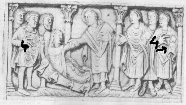Bapteme de Clovis par Saint Remi - moyen