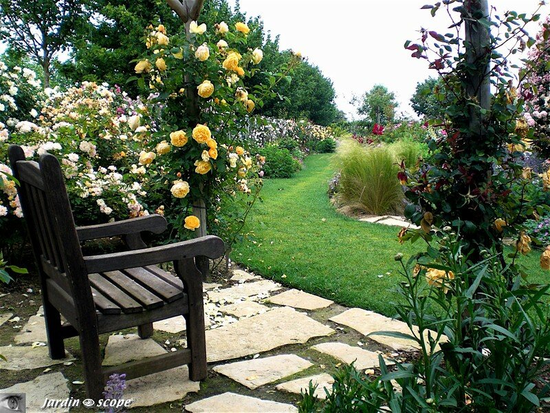 Le nouveau jardin de la roseraie de Morailles (2007)
