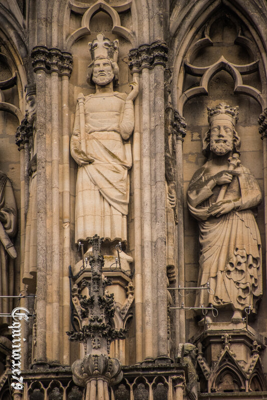 les rois de France cathédrale de Reims