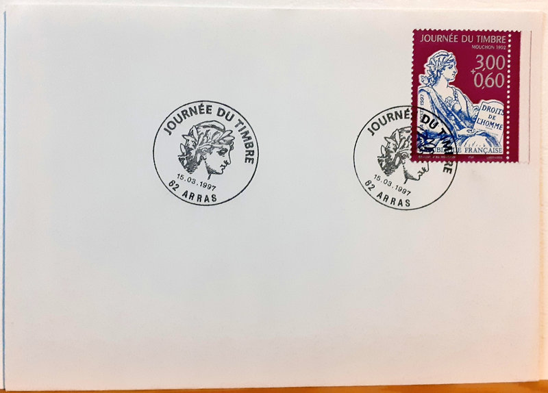 Journée du timbre 15 03 1997 Arras