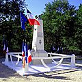 Commémoration des 6 fusillés du Mardéric à Villelaure