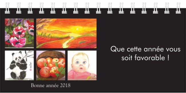 calendrier de bureau 2018