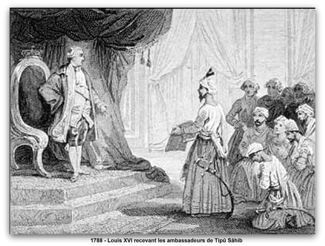 Louis XVI recevant les ambassadeurs de Tipû Sâhib en 1788 z