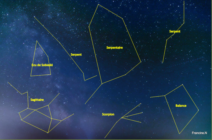22.07.004 - La Voie Lactée et quelques constellations