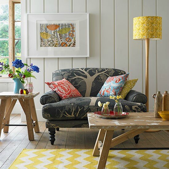 Yellow-and-Oak-Wood-Living-Room-Country-Homes-and-Interiors-Housetohome