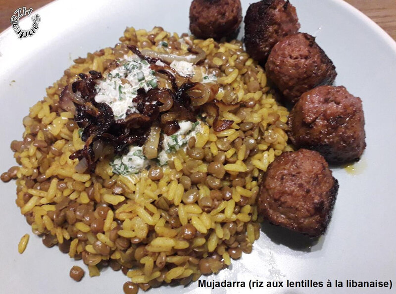 1123 Mujadarra (riz aux lentilles à la libanaise) 2