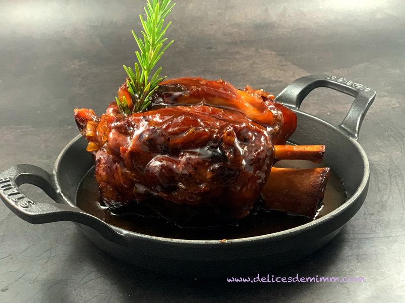 Jambonneau fumé confit au miel 5