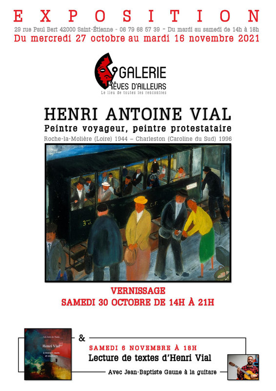 EXPO AFFICHE A3 HENRI antoine VIAL