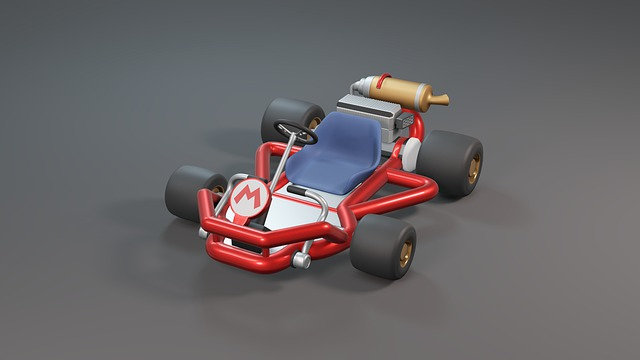 un karting Super Mario