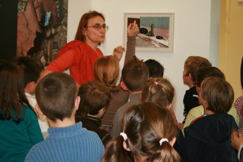 Florence Beaulieu avec les enfants