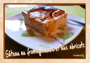 gâteau au fromage blanc et abricots