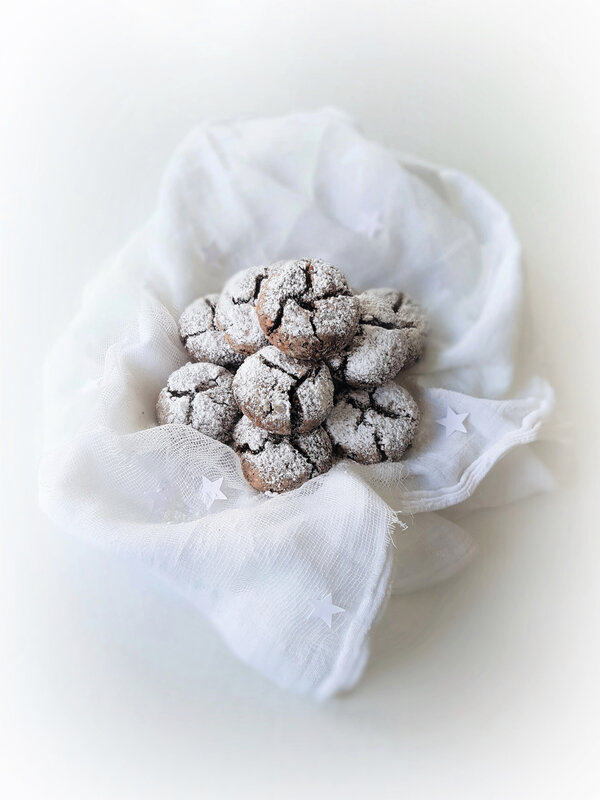 amaretti au chocolat