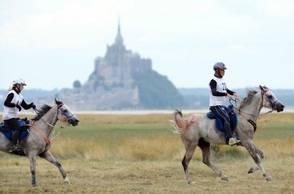 JEM 2014 Sartilly Baie Mont Saint Michel Endurance Jeux Equestres Mondiaux Normandie photo