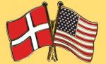 Pin's Danemark Etats-Unis